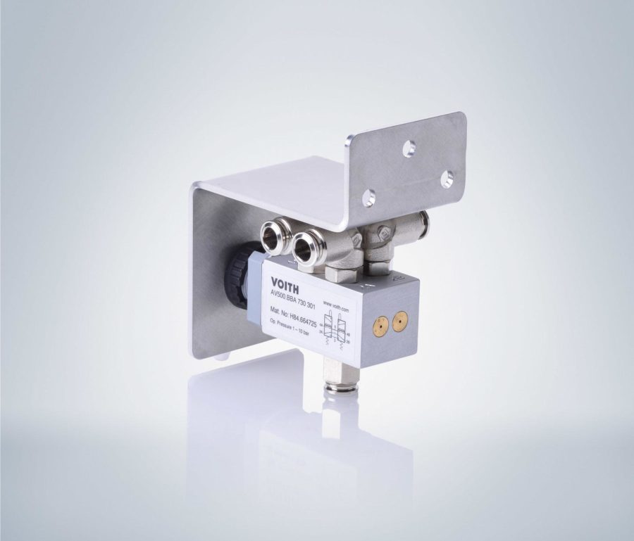 Produktfoto Pneumatisches Schaltelement mit Spiegelung